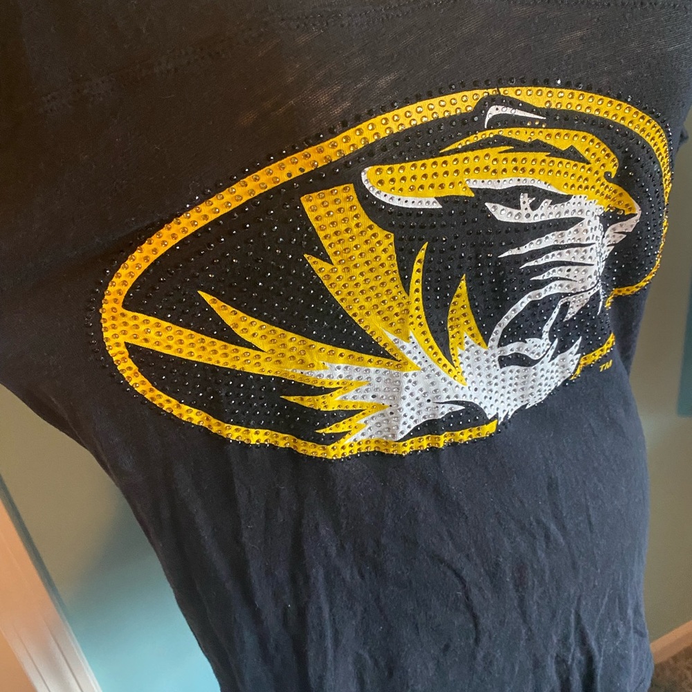 Mizzou Rhinestone Shirt - Picture 2 of 4